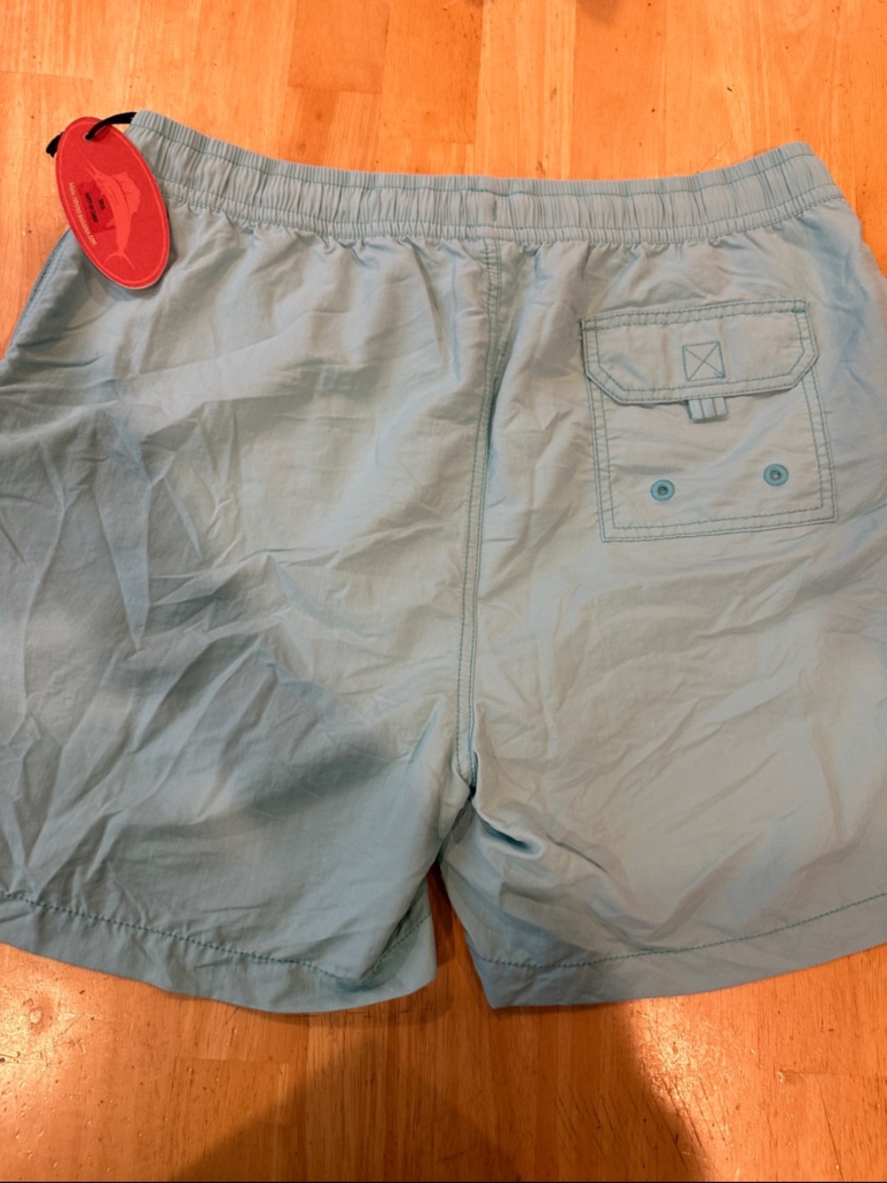 Tommy Bahama Men's Relax Swim Trunks in Aqua Blue - Picture 3 of 4